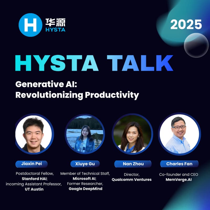 Cover Image for HYSTA Talk | Generative AI: Revolutionizing Productivity