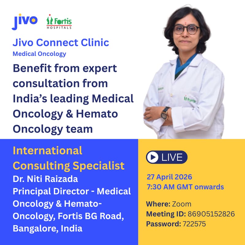Cover Image for Jivo Connect Clinic - Medical Oncology