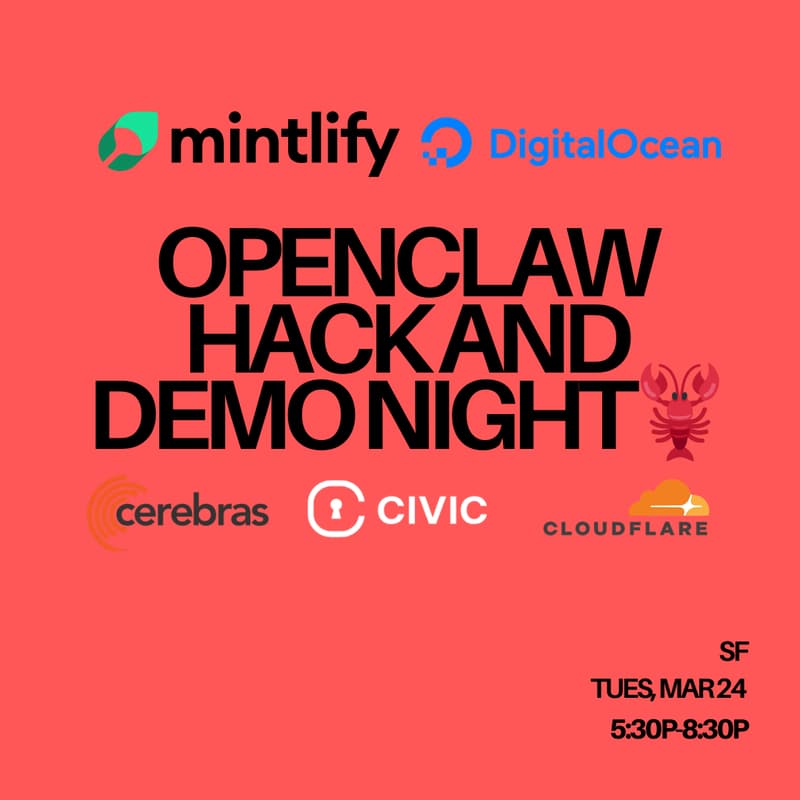 Cover Image for OpenClaw Hack and Demo Night!