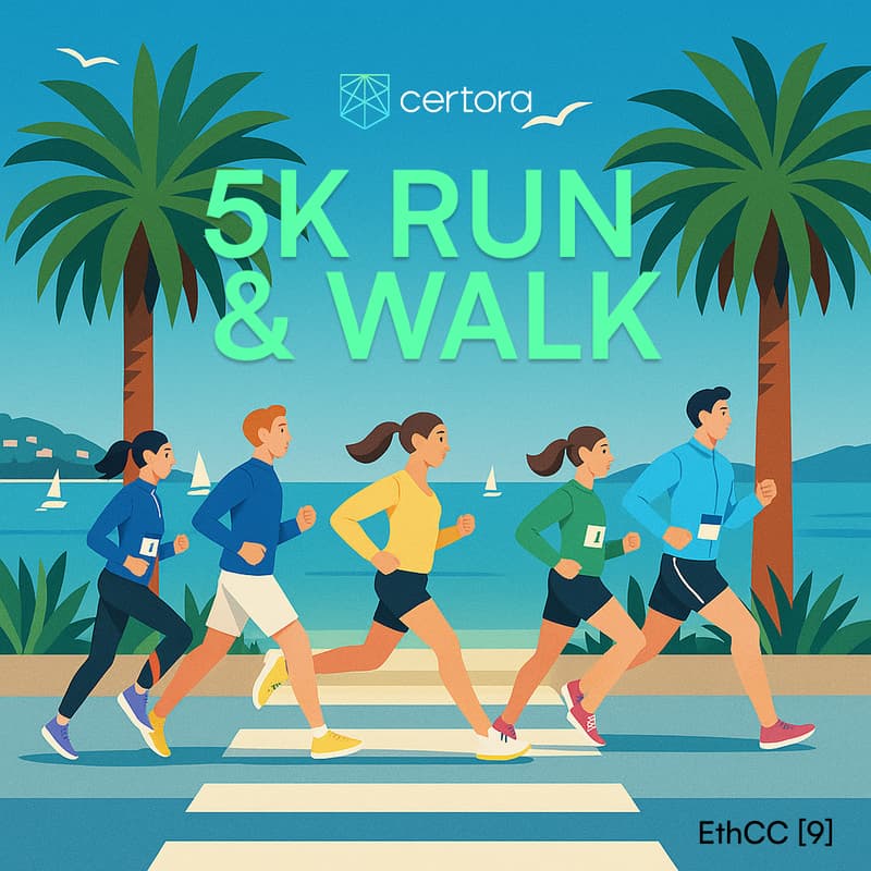 Cover Image for EthCC 5K Run & Walk with Coffee & Breakfast!