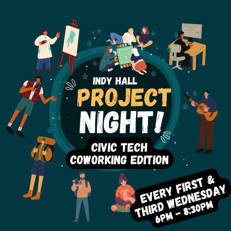 Cover Image for Project Coworking Night: Civic Tech Edition!