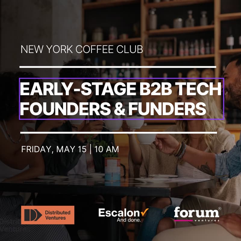 Cover Image for NYC Coffee Club | Early-Stage B2B Founders & Funders
