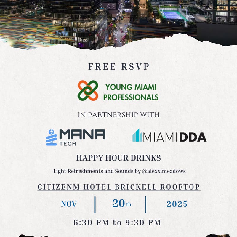 Cover Image for YMP x Mana Tech Happy Hour
