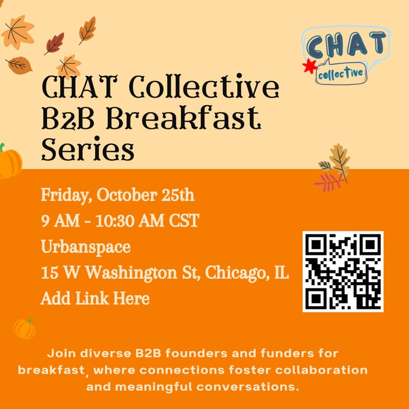 Cover Image for CHAT Collective Q4 B2B Founder and Funders Breakfast