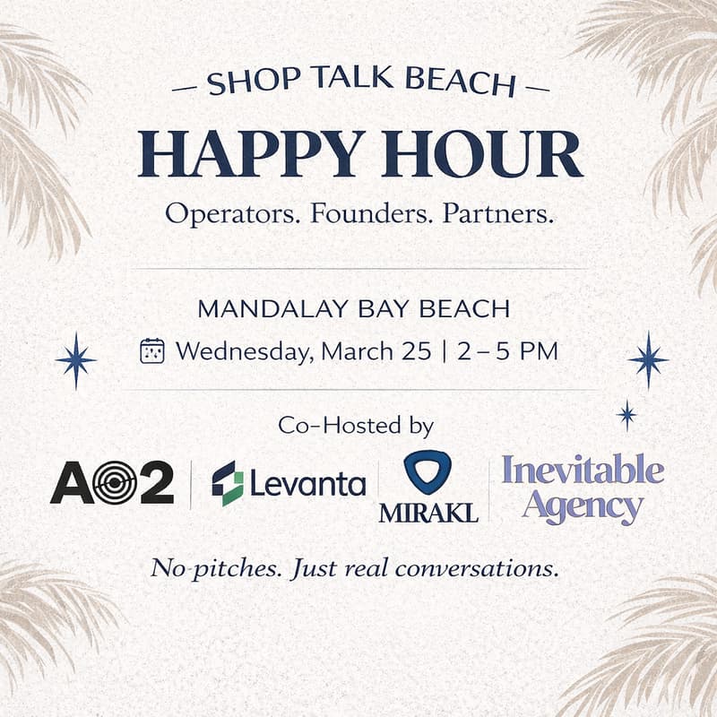 Cover Image for Shoptalk Cabana Happy Hour