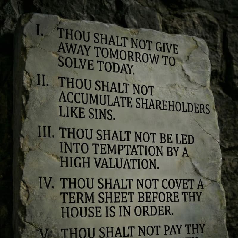 Cover Image for 10 Cap Table Commandments: How to Stay Investible