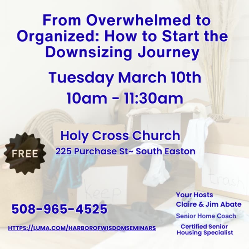 Cover Image for From Overwhelmed to Organized: How to Start the Downsizing Journey