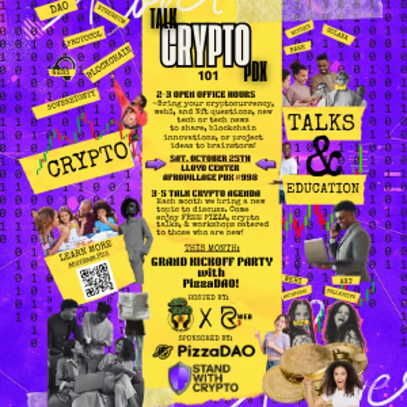 Cover Image for Talk Crypto PDX -KICKOFF PARTY-🪙🥳