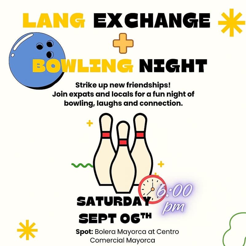 Cover Image for Language Exchange And Bowling Night