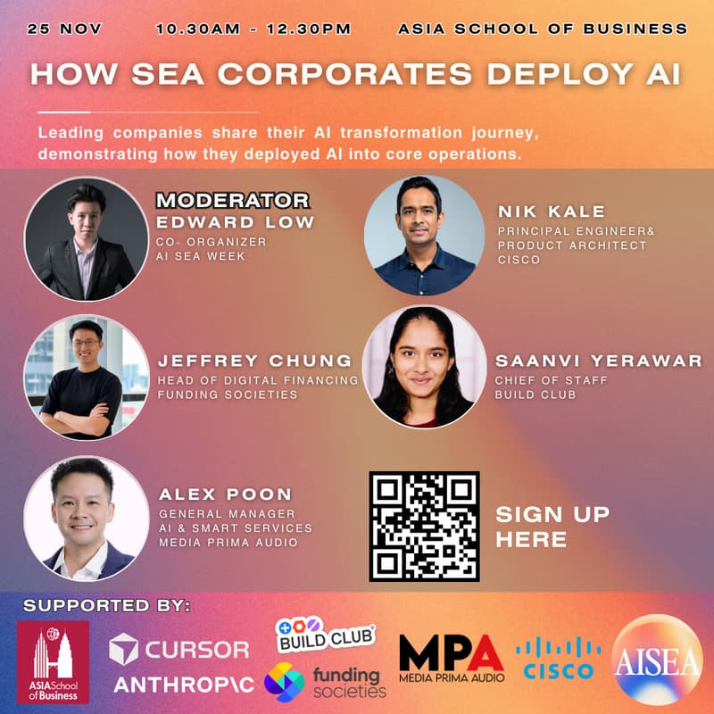 Cover Image for [Showcase] How SEA Corporates Deploy AI