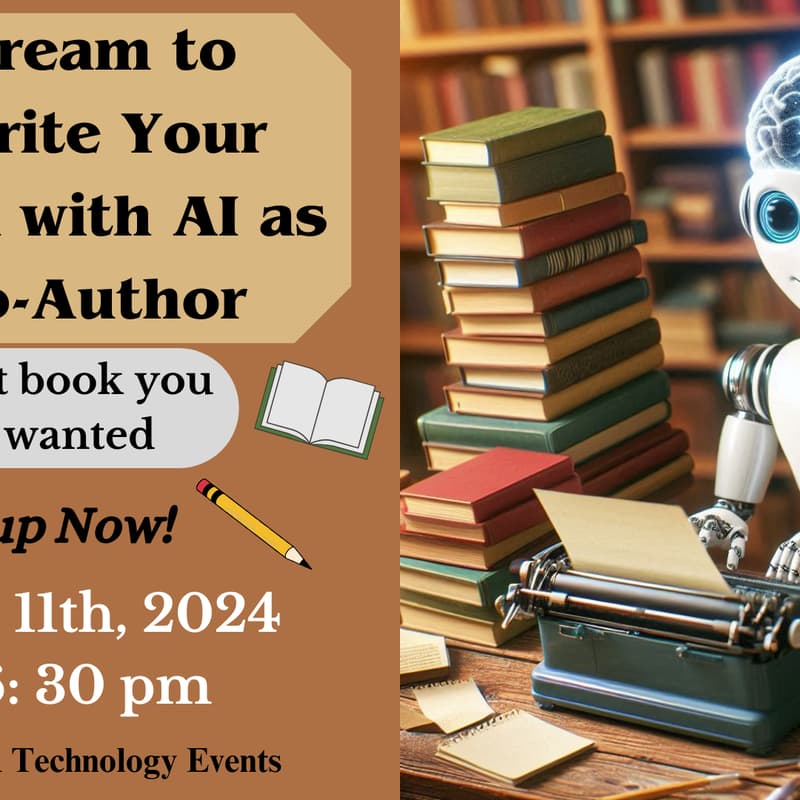 Cover Image for From Dream to Draft: Write Your First Book with AI as Your Co-Author