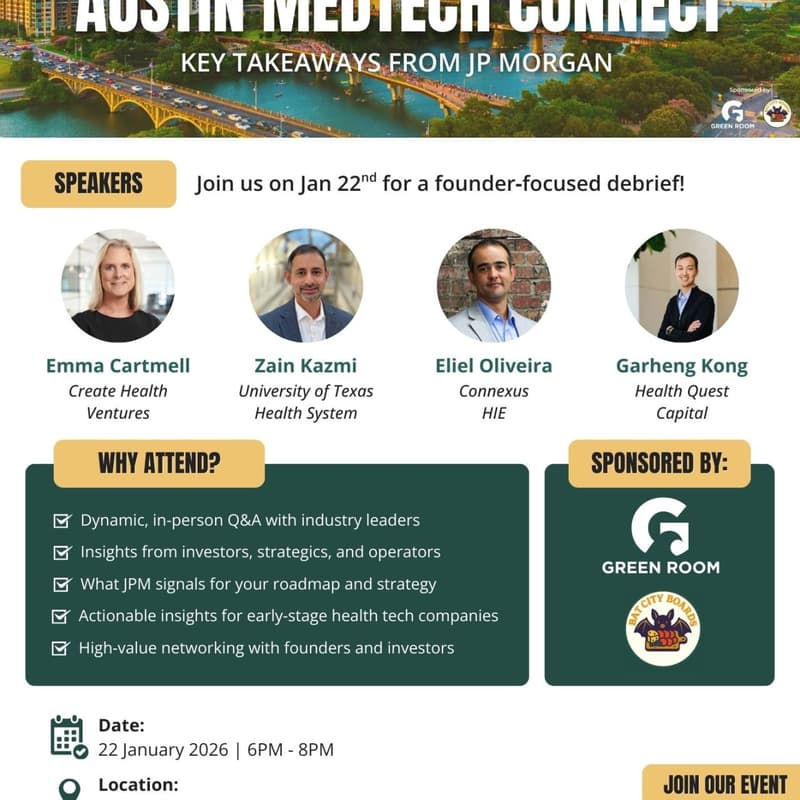 Cover Image for Austin Medtech Connect: Takeaways from JP Morgan