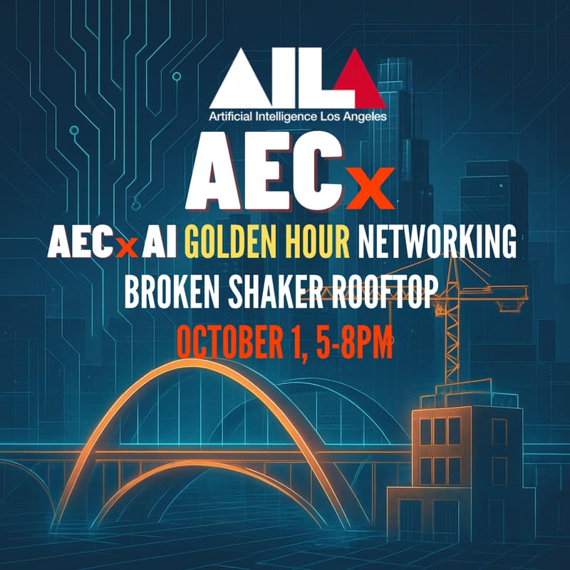 Cover Image for AECxAI Golden Hour Rooftop Networking in DTLA