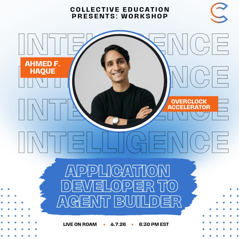 Cover Image for AI Education | Application Developer to Agent Builder [Workshop]