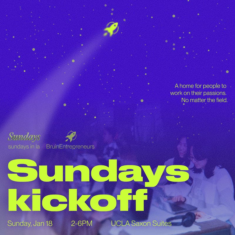 Cover Image for sundays in la: jan 18