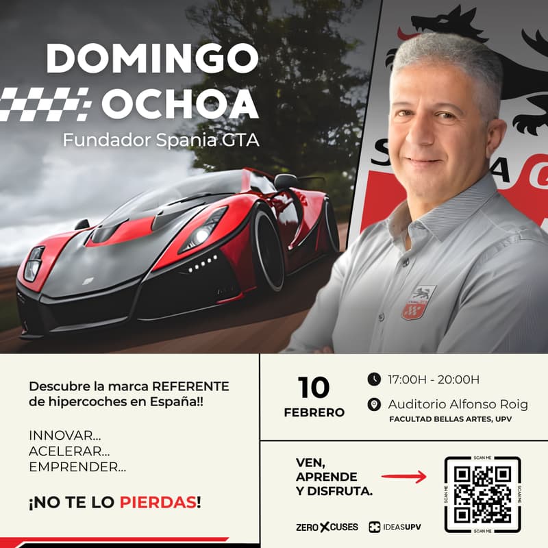 Cover Image for De mecánico a crear el hipercoche que desafió a Ferrari 🏁 | Domingo Ochoa
