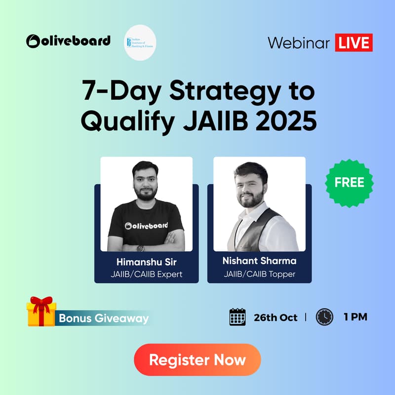 Cover Image for 7-Day Strategy to Qualify JAIIB 2025