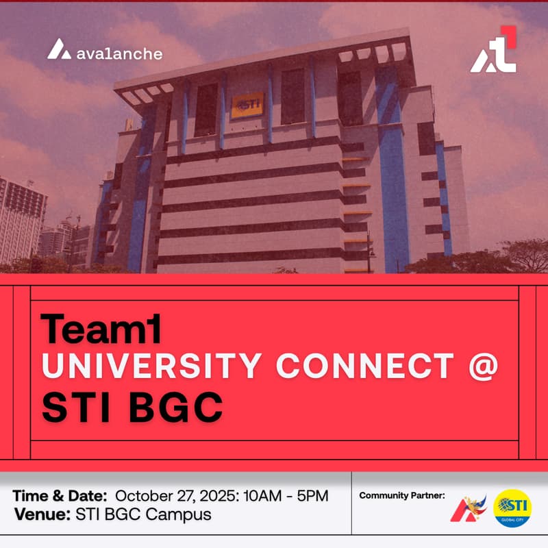 Cover Image for Team1 Avalanche University Connect @ STI College - Global City