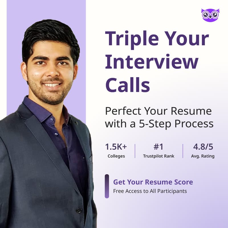 Cover Image for Triple Your Interview Calls | Resume Masterclass for Fresh Grads