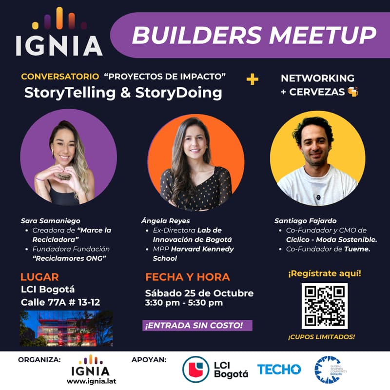 Cover Image for Encuentro / Meetup - Proyectos de Impacto / Storytelling & Storydoing /