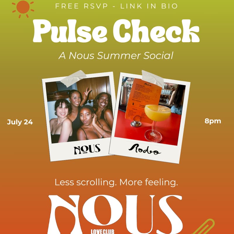 Cover Image for Pulse Check — A Nous Summer Social