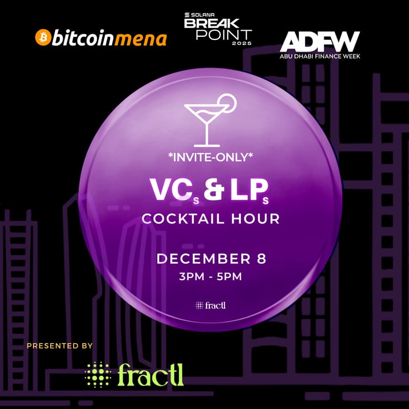 Cover Image for VCs & LPs Cocktail Hour ✨ (invite only) Bitcoin MENA, ADFW, Solana BP
