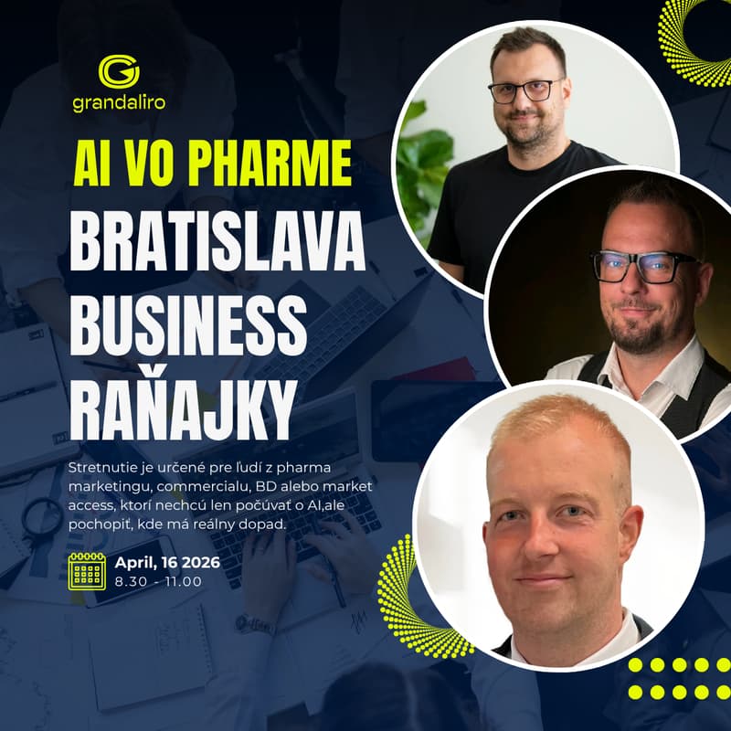 Cover Image for AI vo Pharme Bratislava 2026: Biznis raňajky