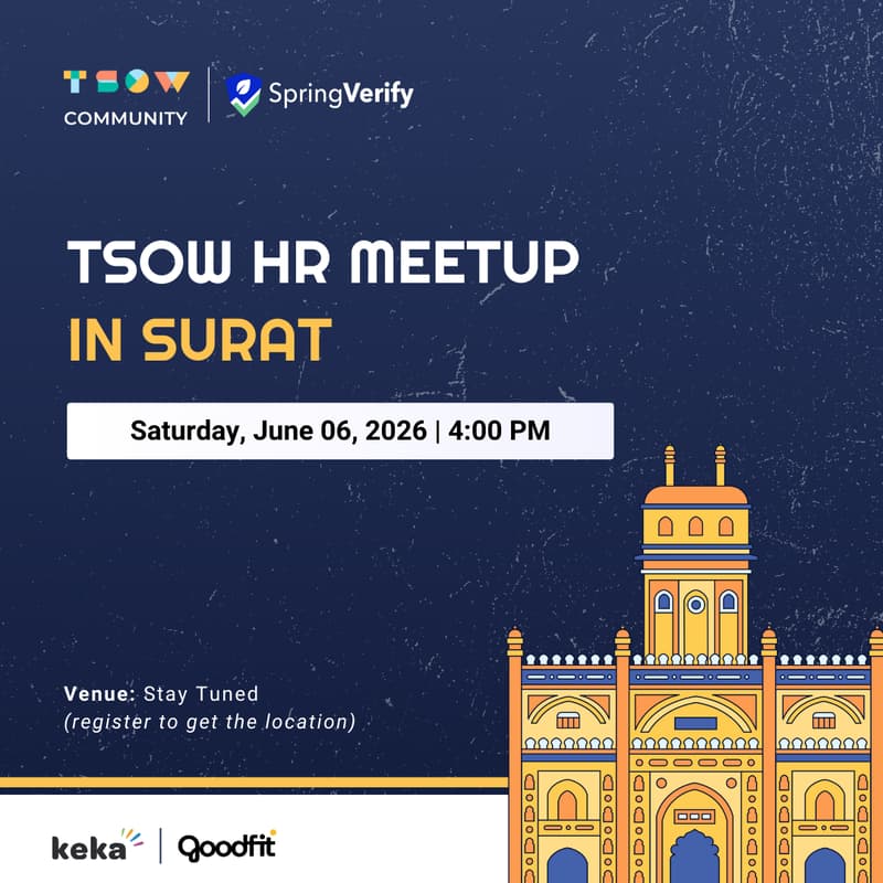 Cover Image for TSOW HR Meetup in Surat