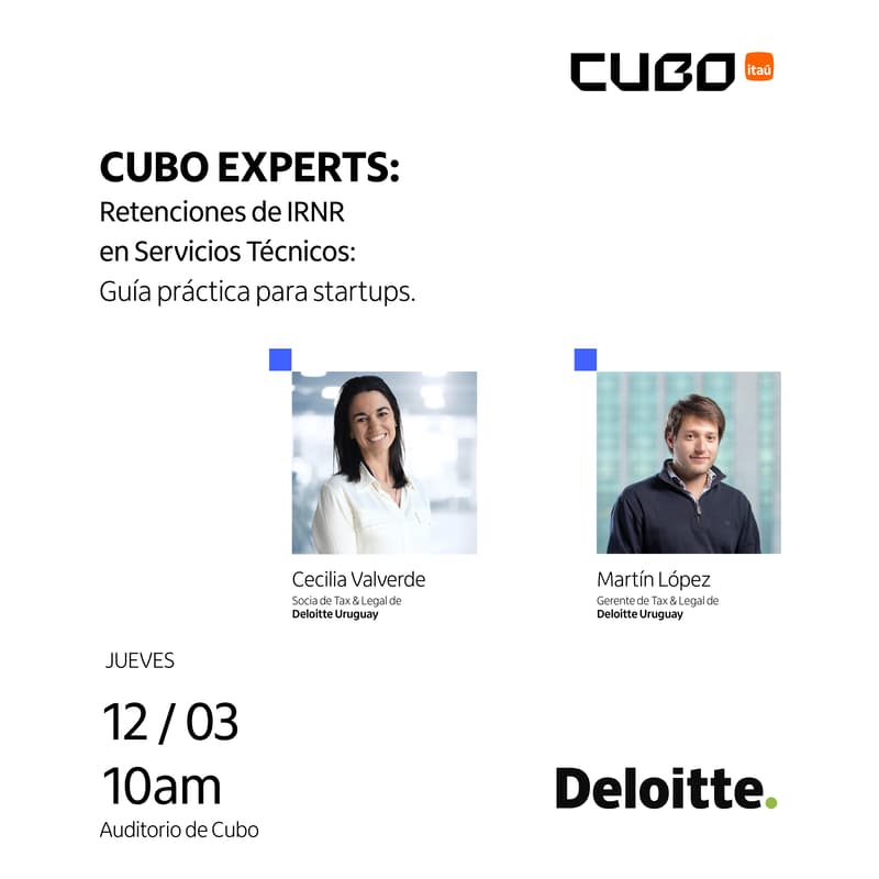Cover Image for Cubo Experts: Retenciones de IRNR en servicios técnicos: guía práctica para startups.