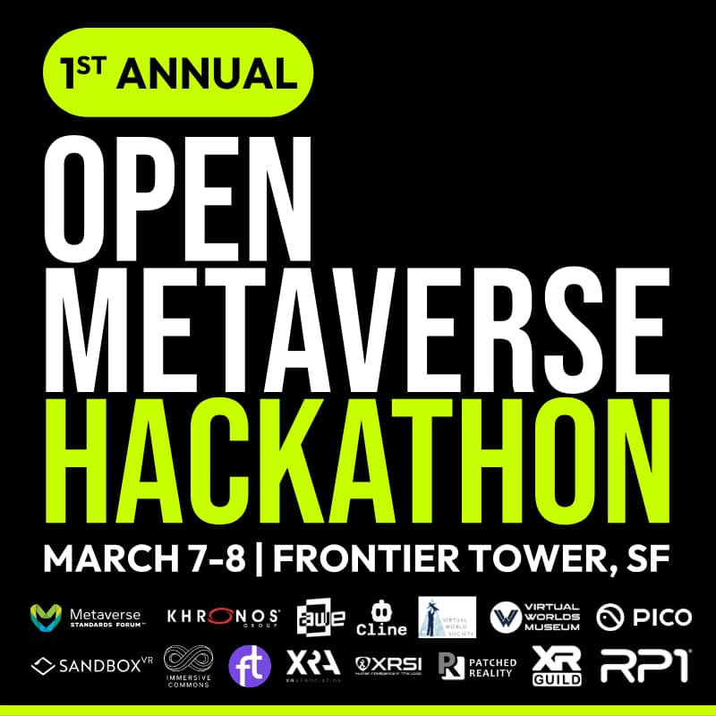 Cover Image for Open Metaverse Hackathon @ The Immersive Commons (GDC Weekend)