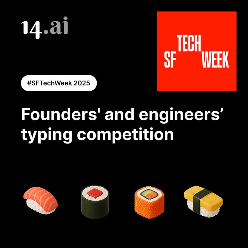Cover Image for Founders & engineers' typing competition - #SFTechWeek