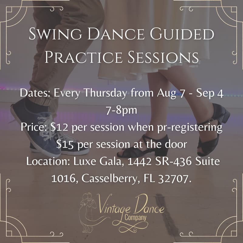 Cover Image for Swing Dance Guided Practice Sessions