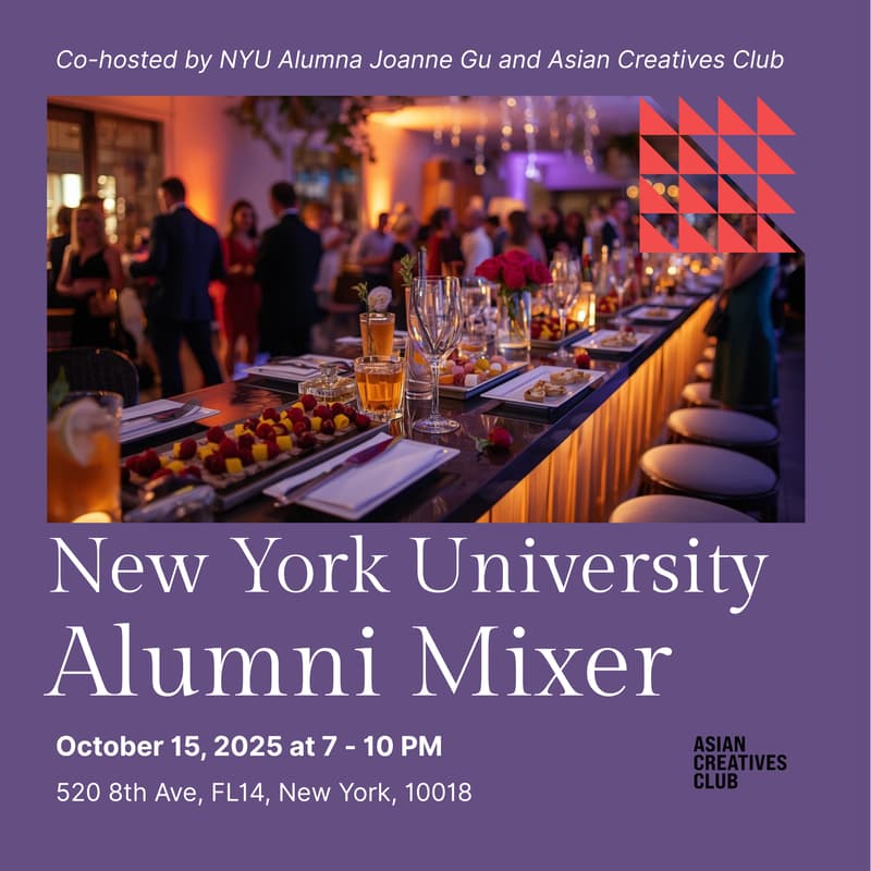 Cover Image for NYU Alumni & Asian Creatives Networking Mixer