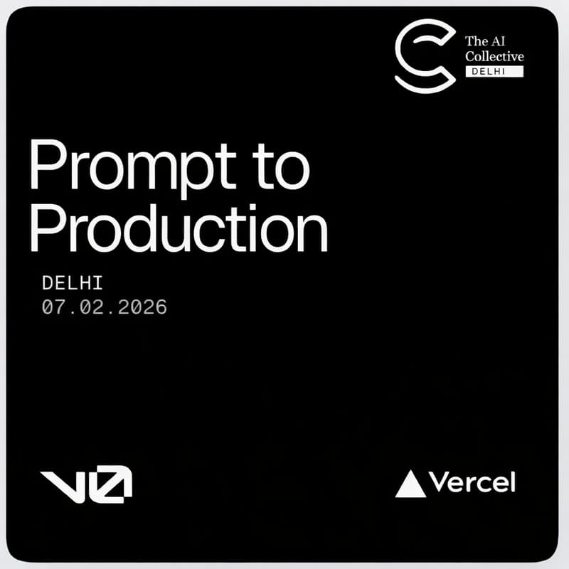 Cover Image for v0 Prompt to Production - Delhi