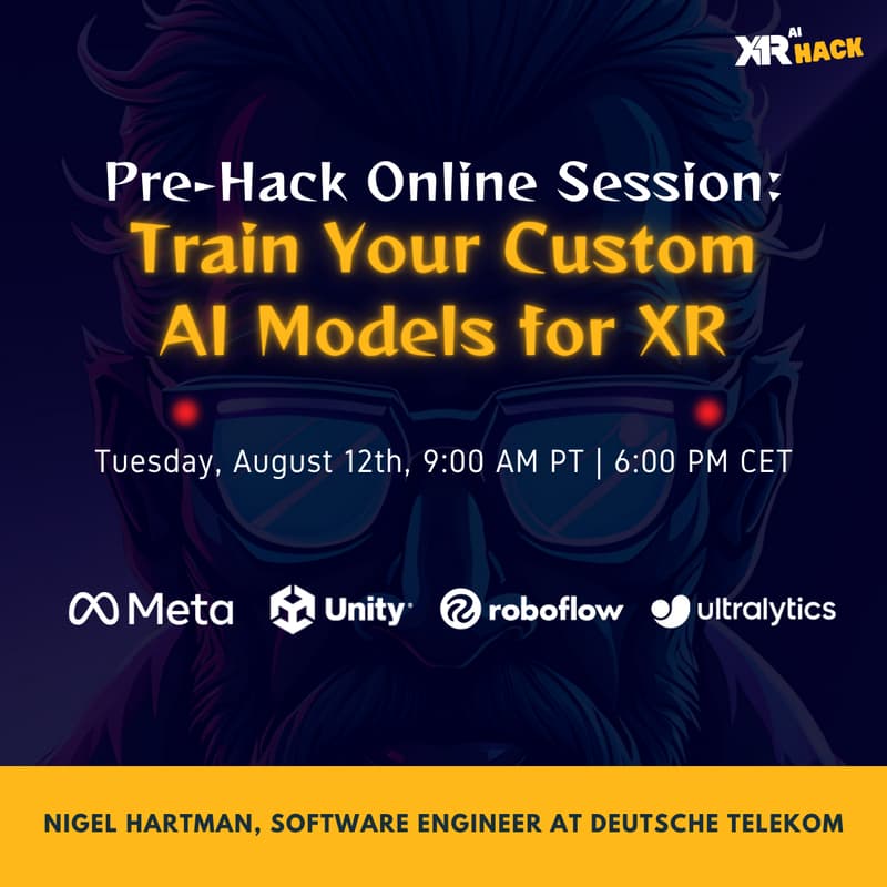 Cover Image for Pre-Hack Online Session: Train Your Custom AI Models for XR