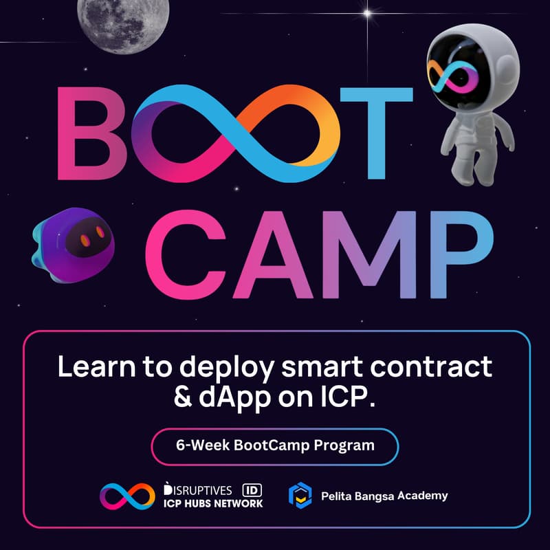 Cover Image for 🚀 ICP BootCamp: Deploy Smart Contracts & dApps on ICP! 🌐