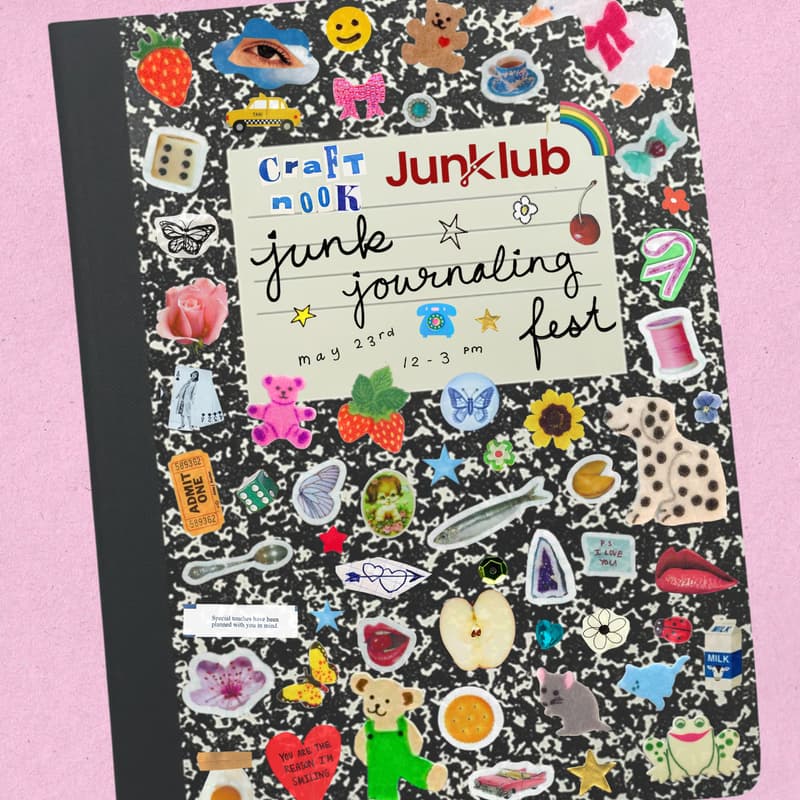 Cover Image for Junk Journaling Fest w/ Junklub