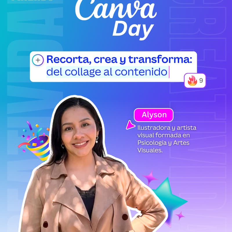 Cover Image for Taller: Recorta, crea y transforma: del collage al contenido.