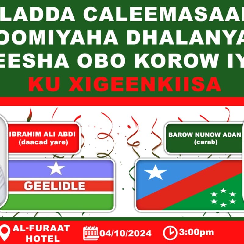 Cover Image for Maalinta Calanka Gelidle