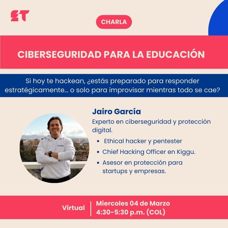 Cover Image for Ciberseguridad para la educación
