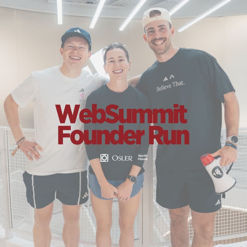 Cover Image for WebSummit Founder Run with Canadian  Olympian Dayna Pidhoresky