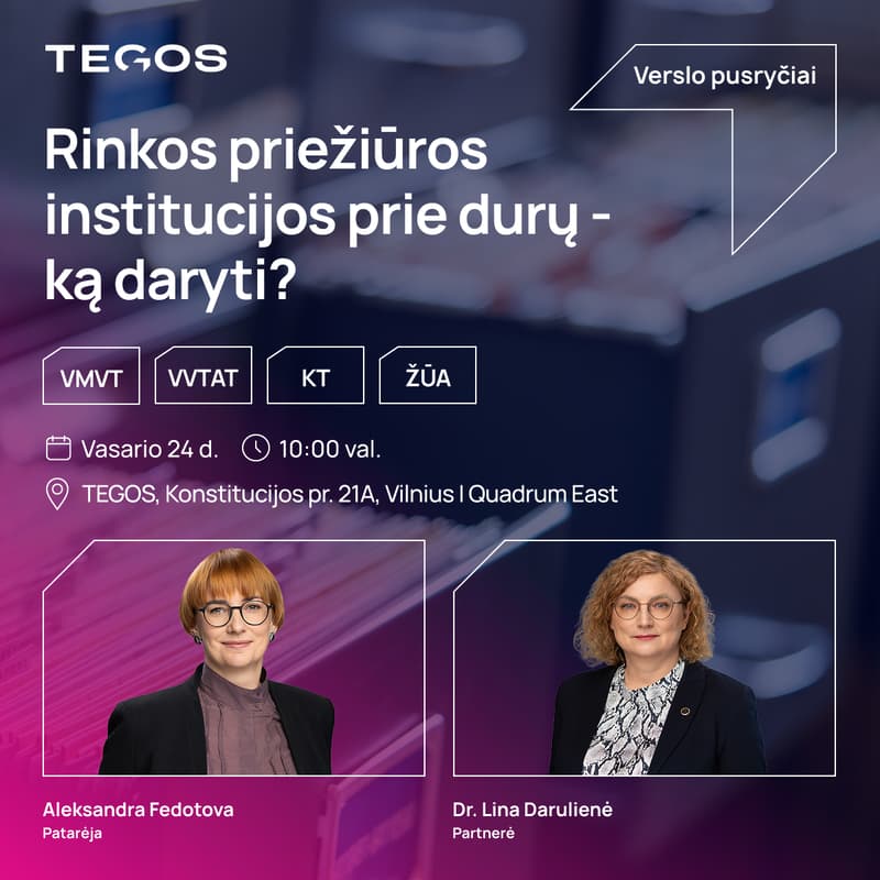 Cover Image for Rinkos priežiūros institucijos prie durų - ką daryti?