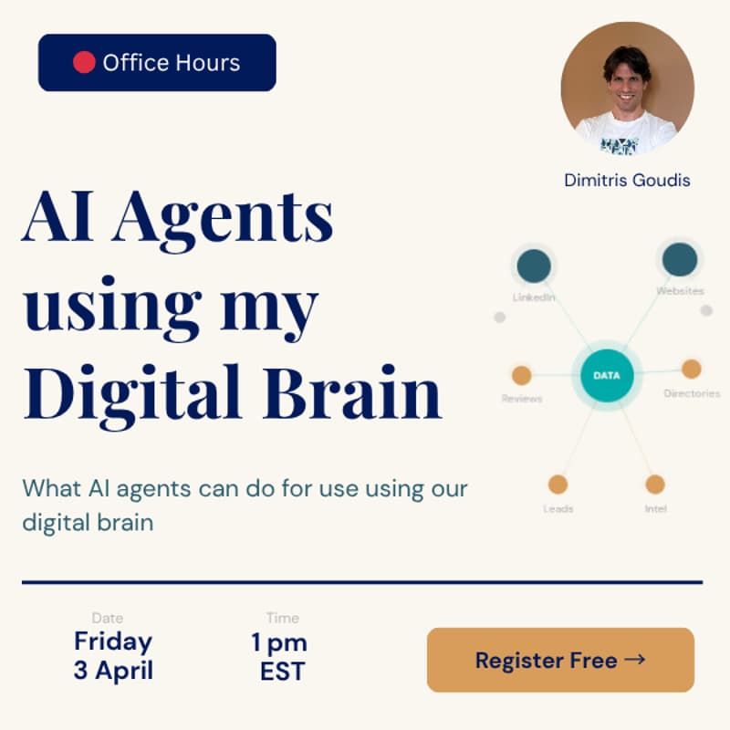 Cover Image for AI agents using my Digital Brain