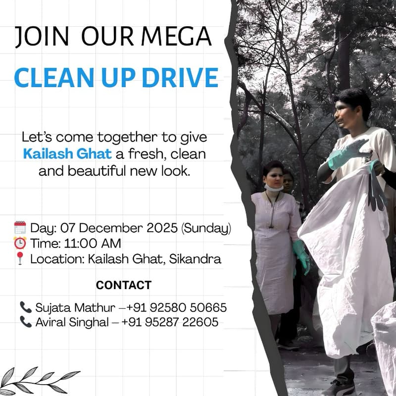 Cover Image for Yamuna River Cleanup Drive