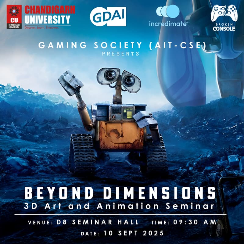 Cover Image for Beyond Dimensions: 3D ART AND ANIMATION SEMINAR