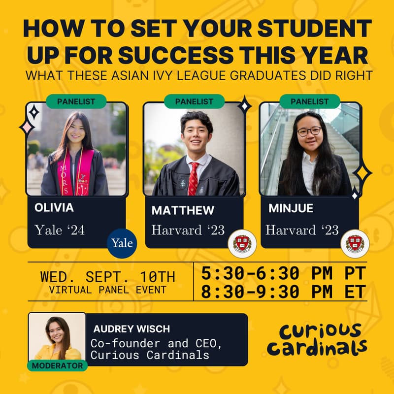 Cover Image for How to Set Your Student Up for Success this School Year: What These Asian Ivy League Graduates Did Right