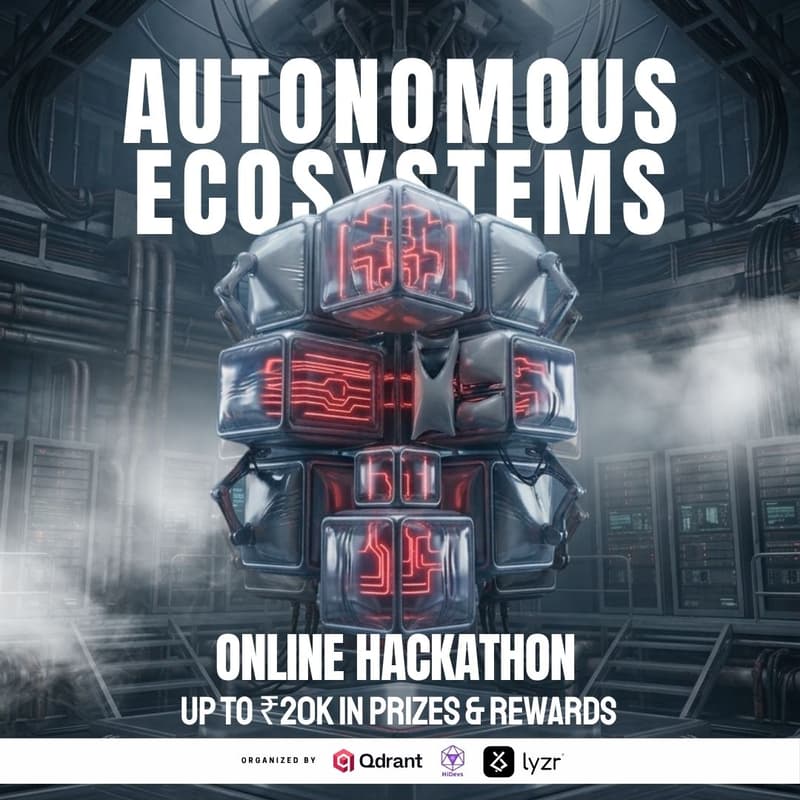 Cover Image for Autonomous Ecosystems: The Lyzr x Qdrant Online Hackathon