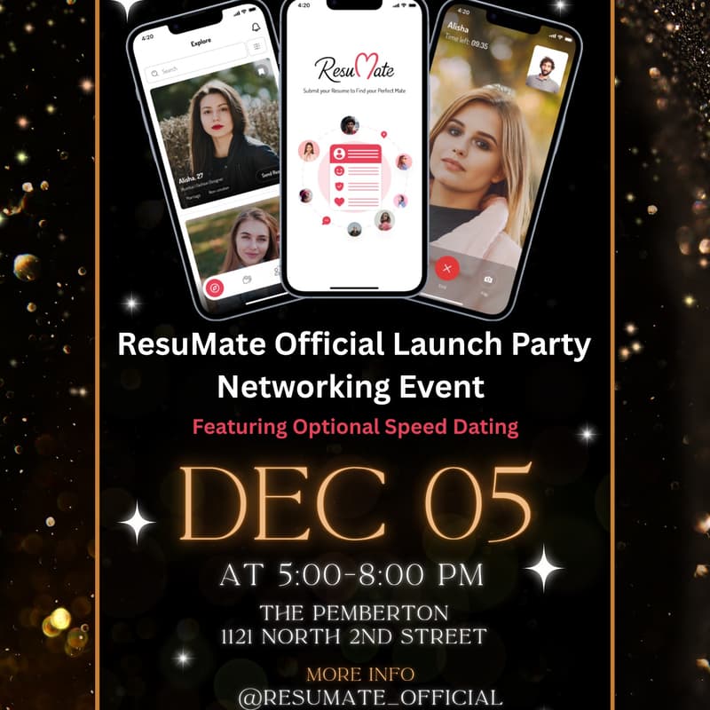 Cover Image for ResuMate Official Launch Party & Networking Night
