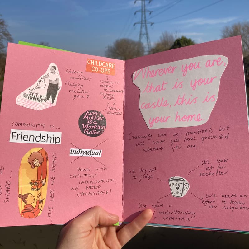 Cover Image for How do we build community as boaters? Zine-making workshop