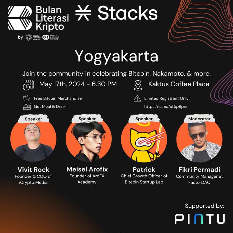Cover Image for Building on Bitcoin: Yogyakarta Nakamoto Meetup